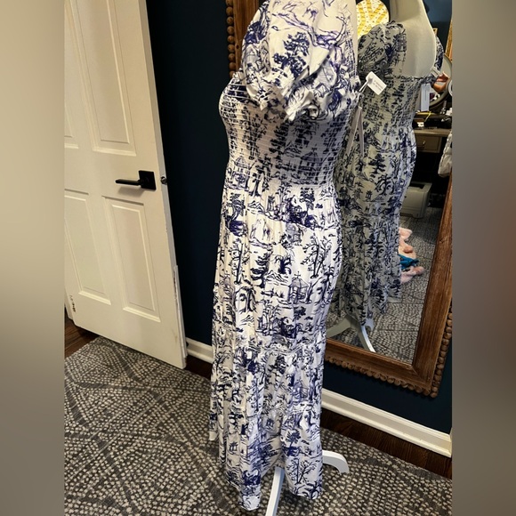 {OPT} Anthropologie Brand New Daphne Toile Midi Dress - Picture 12 of 12